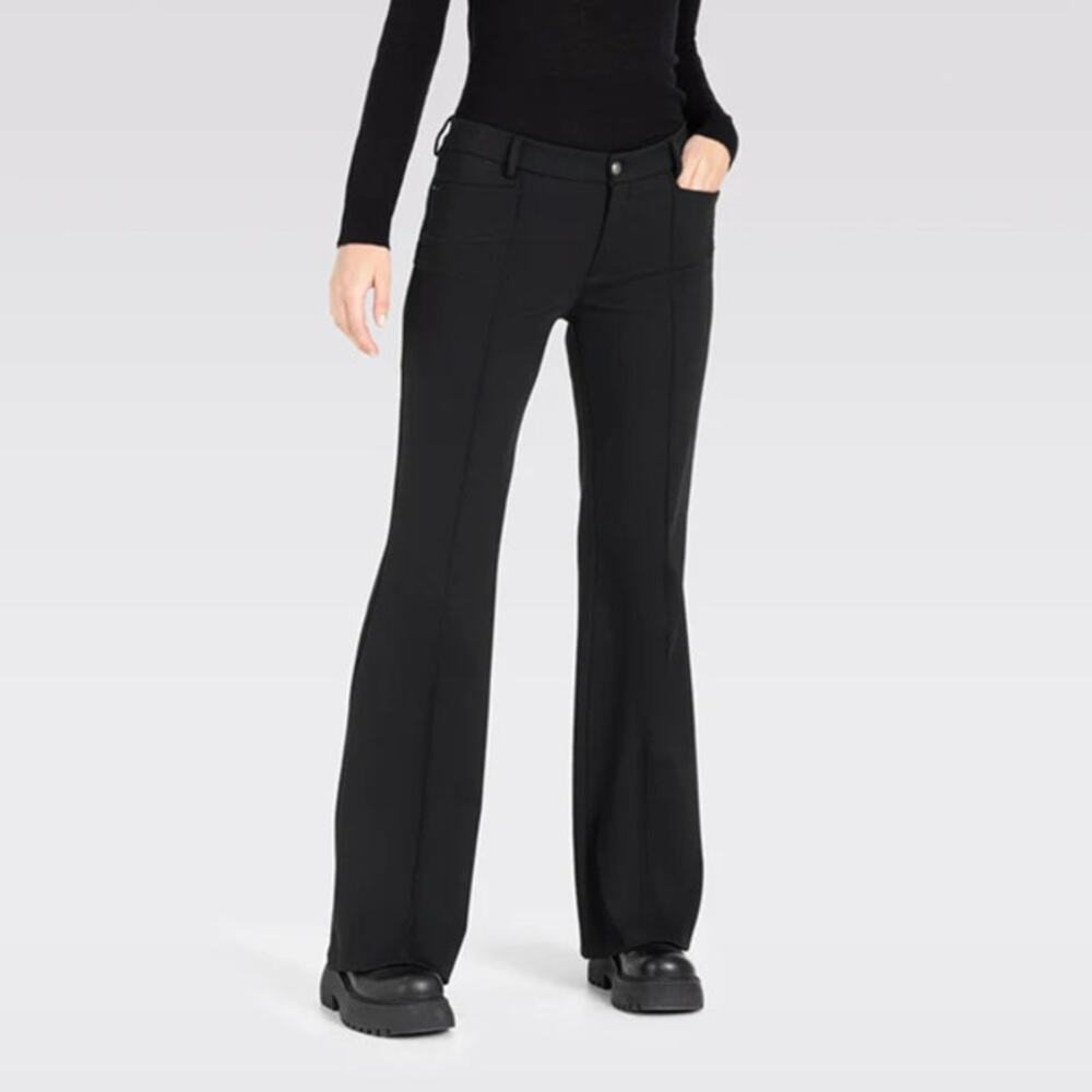 MAC Dream Luxury Pleated Front High Rise Pants Black 12 NWT